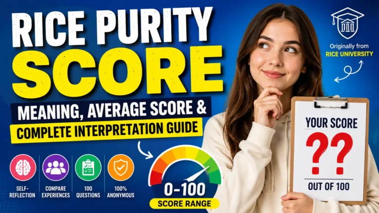 Rice Purity Score: Meaning, Average Score & Complete Interpretation Guide